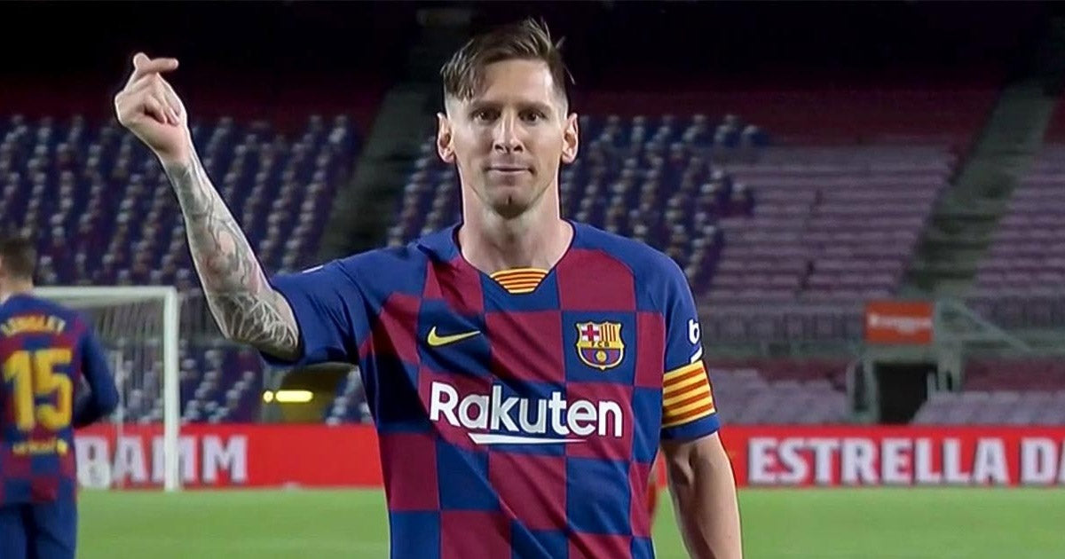 Barcelona 2019/20 Hjemme Messi - L