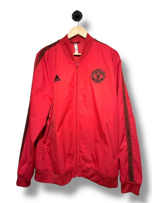 Manchester United Adidas Pregame Jakke - XL