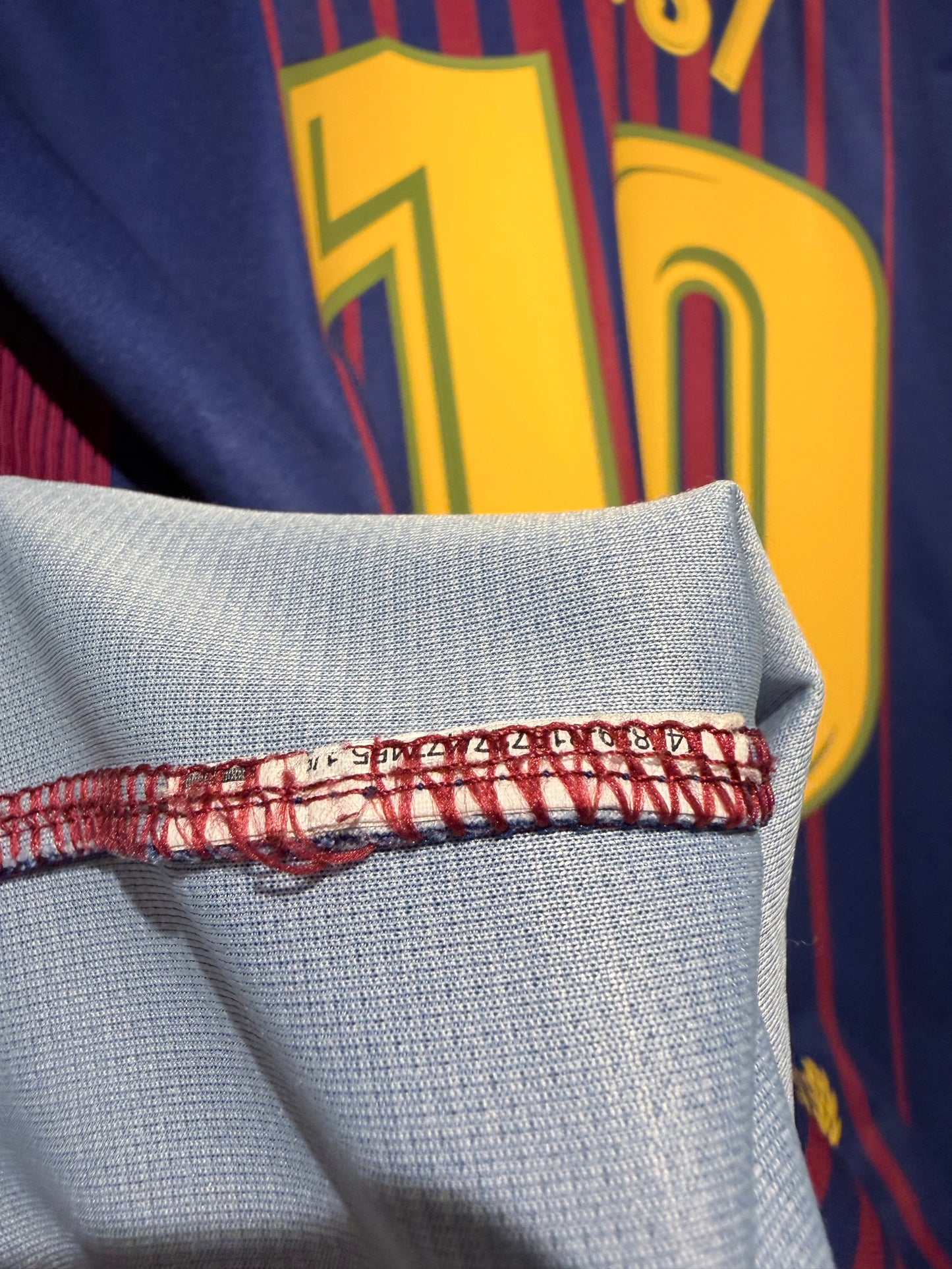 Barcelona 2017/18 Hjemme Messi L/S - L