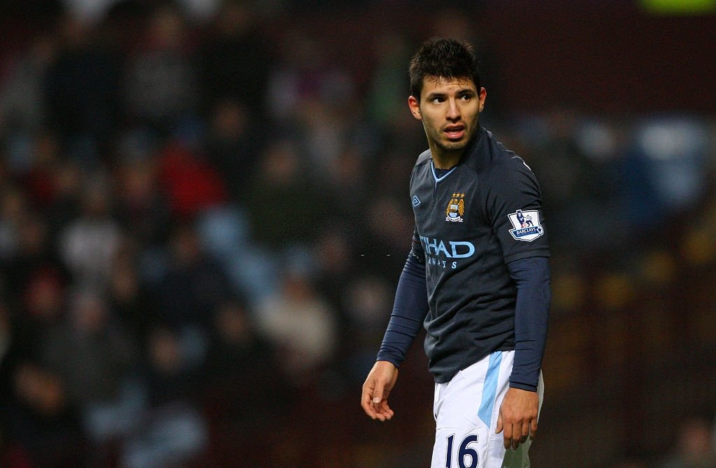 Manchester City 2011/12 3. Trøje Aguero - 48 (M-L)