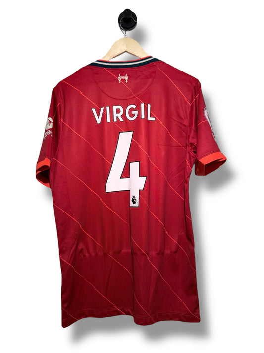 Liverpool 2021/22 Home Van Dijk - L